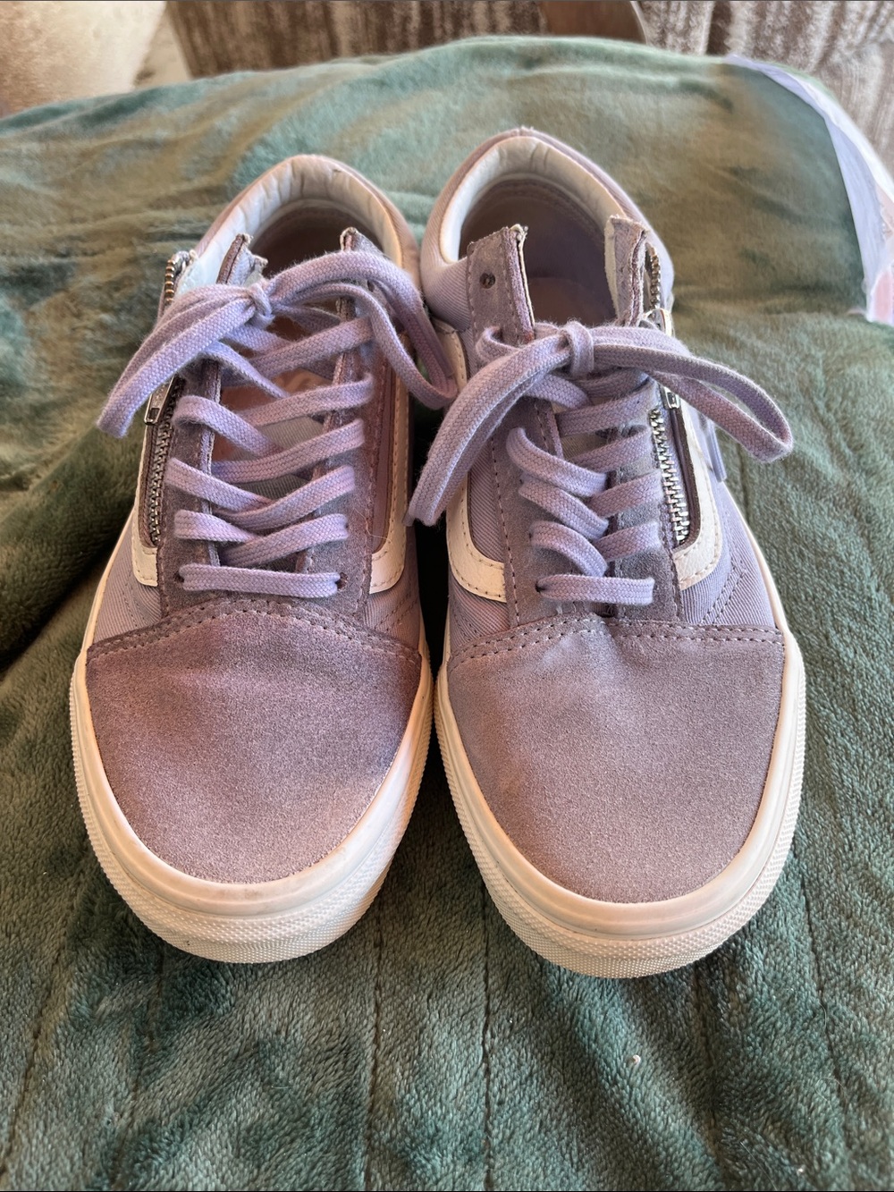 Vans Lavender OLD SKOOL ZIP 'TWILL - LANGUID LAVENDER'